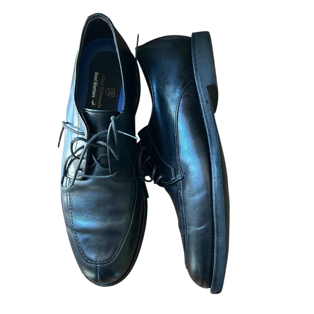 Allen‎ Edmonds Road Warriors Classic Black Leather Oxfords Lace Up Shoes Mens 10